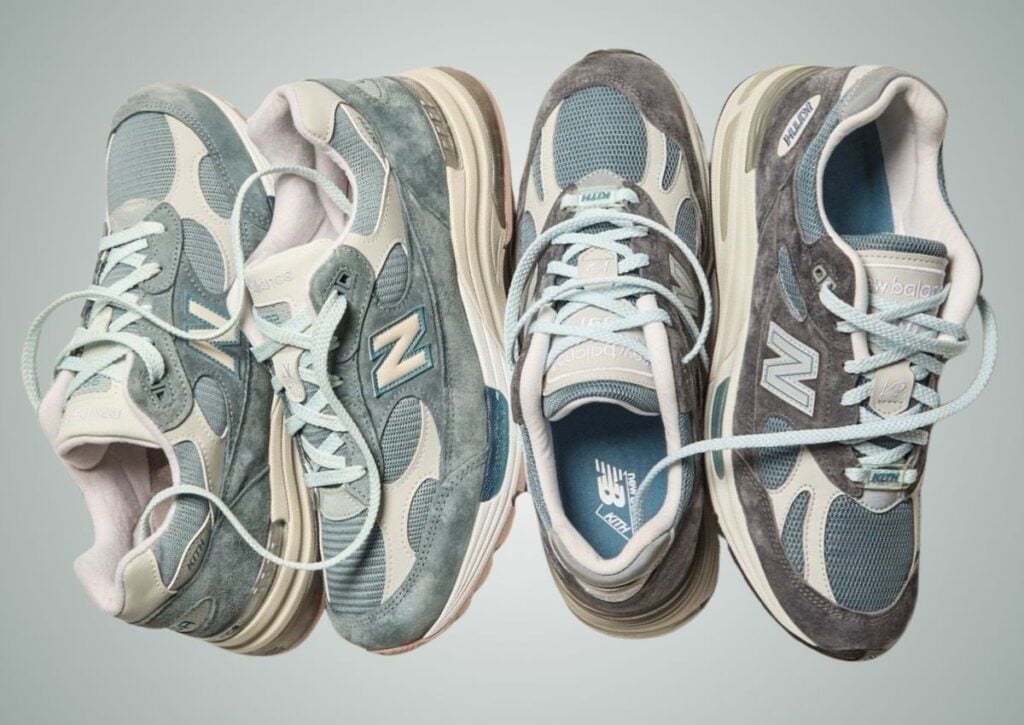 Il Pack Kith x New Balance 992 e 991v2 “Osaka” uscirà a marzo 2025.