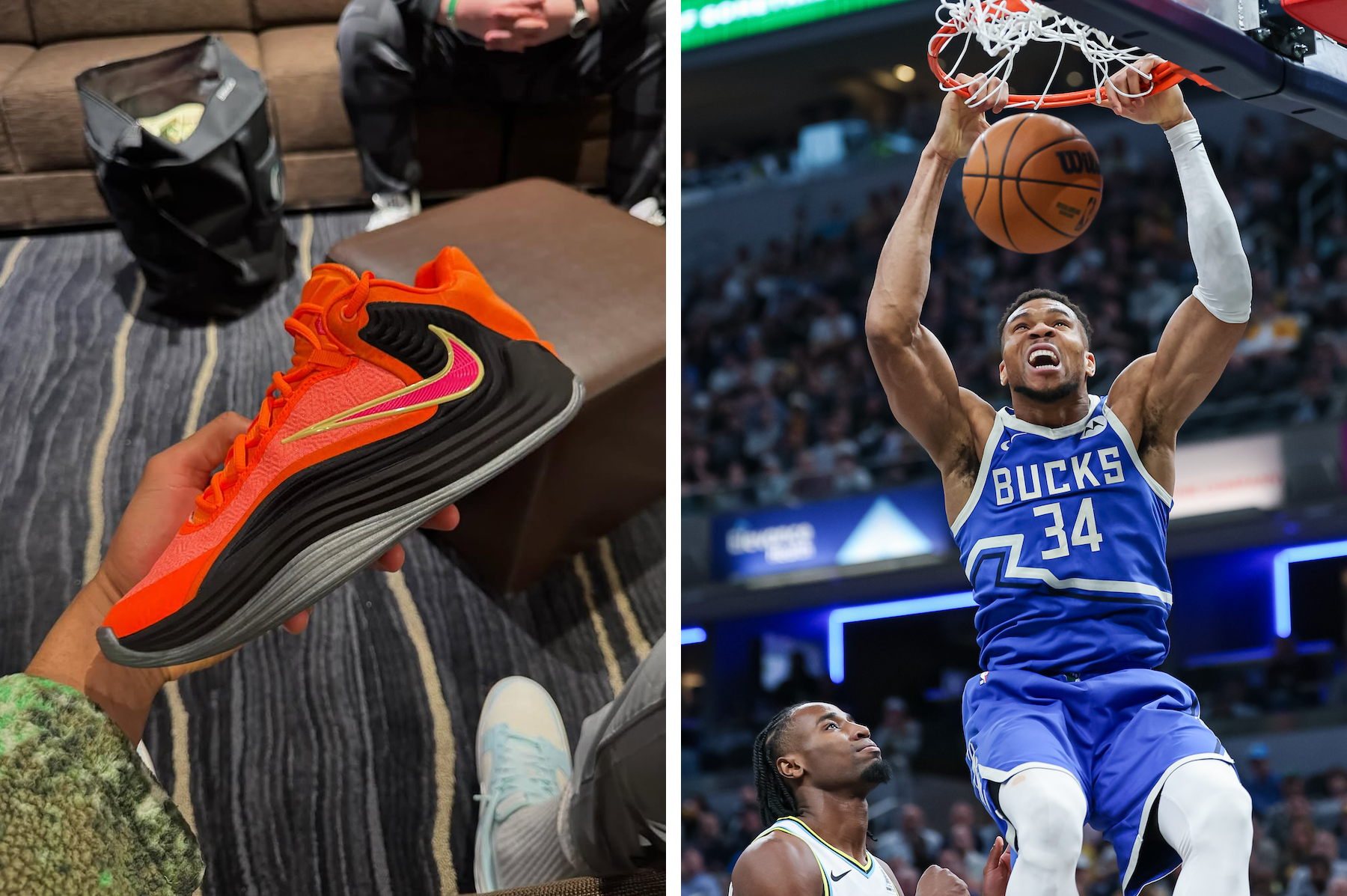 Giannis Antetokounmpo ha deciso di rivelare in anteprima le sue prossime scarpe da basket Nike signature, di persona.