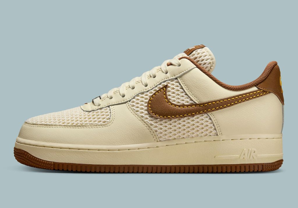 Gli strati di mesh spingono le Nike Air Force 1 Low "Coconut Milk" verso l'estate.