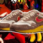 Le Nike Air Max 1 Low Poly "Donkey Kong" (Big Head Origins) usciranno a Marzo 2025.