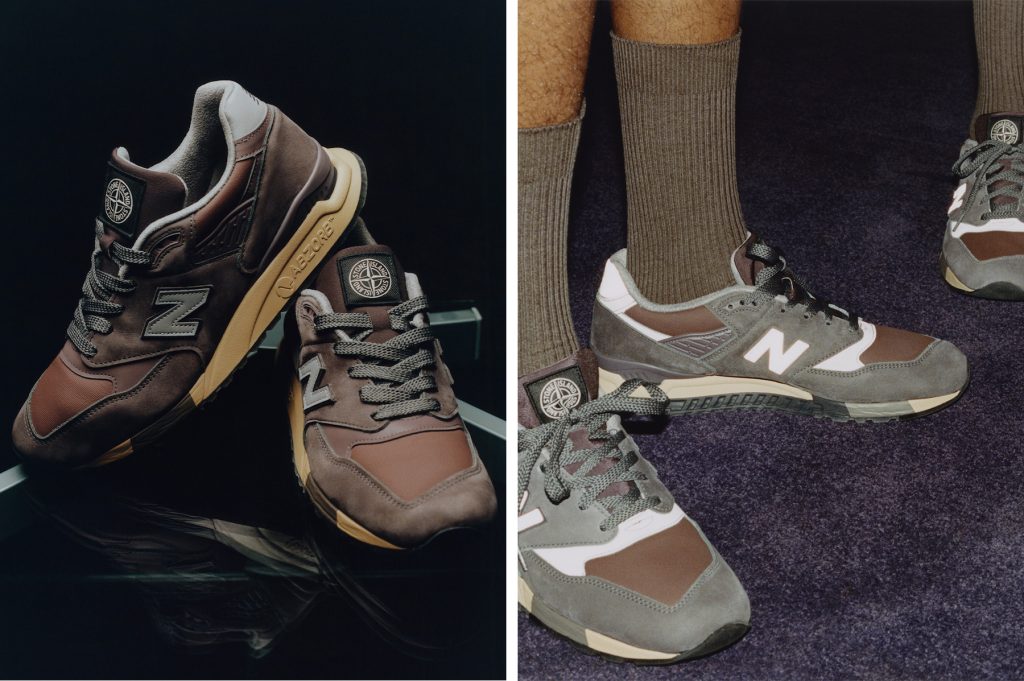 Stone Island trae ispirazione da uno dei suoi tessuti più datati per una delle sneaker più classiche di New Balance.