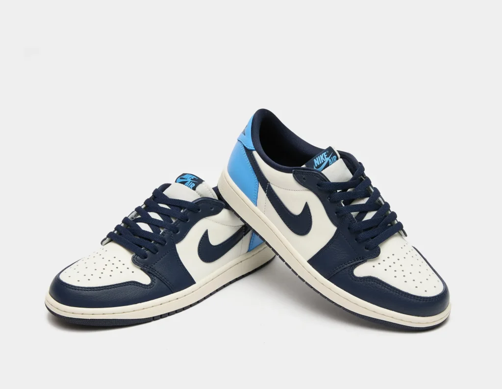 Air Jordan 1 Retro Low OG “Obsidian UNC” in uscita nella primavera del 2025.