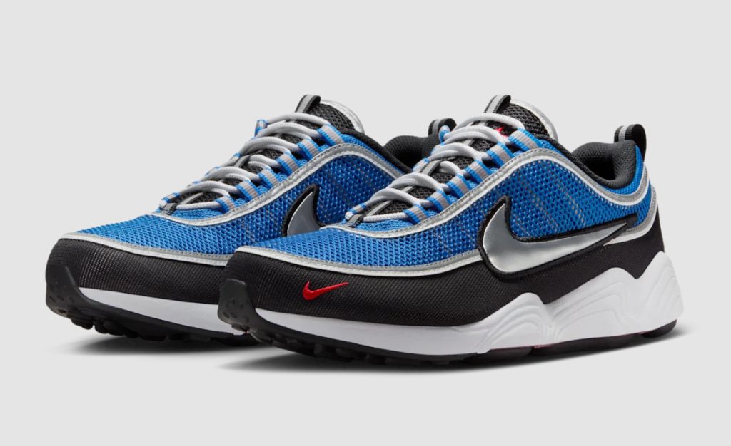 Le Nike “Signal Blue” Air Zoom Spiridon Retro saranno disponibili a marzo.