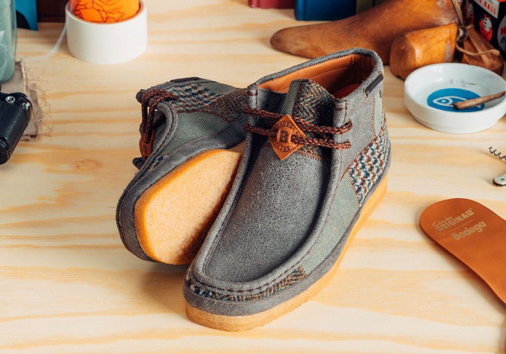 Bodega Strizza l'occhio al New England con un Wallabee Clarks Patchwork