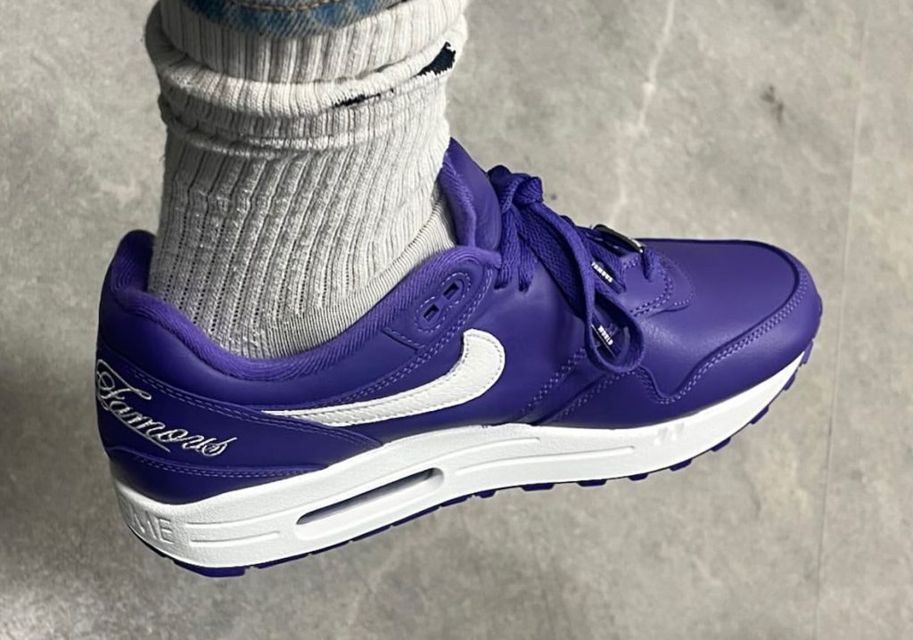 Primo sguardo alla Nike Air Max 1 "Varsity Purple" di Supreme.