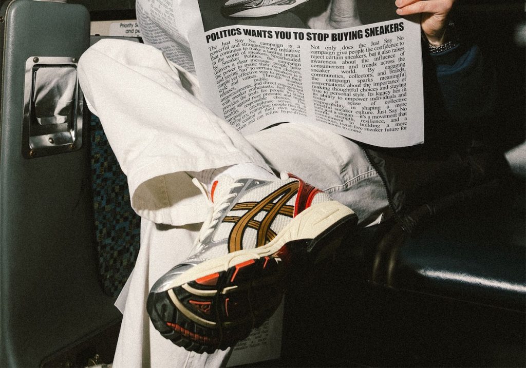 Sneaker Politics x Asics GEL-Kayano 14 ‘Just Say No’ in uscita domani.