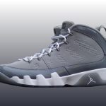 Le Air Jordan 9 "Cool Grey" usciranno a marzo 2025.