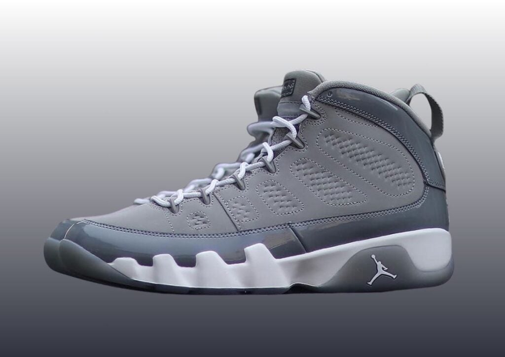 Le Air Jordan 9 "Cool Grey" usciranno a marzo 2025.