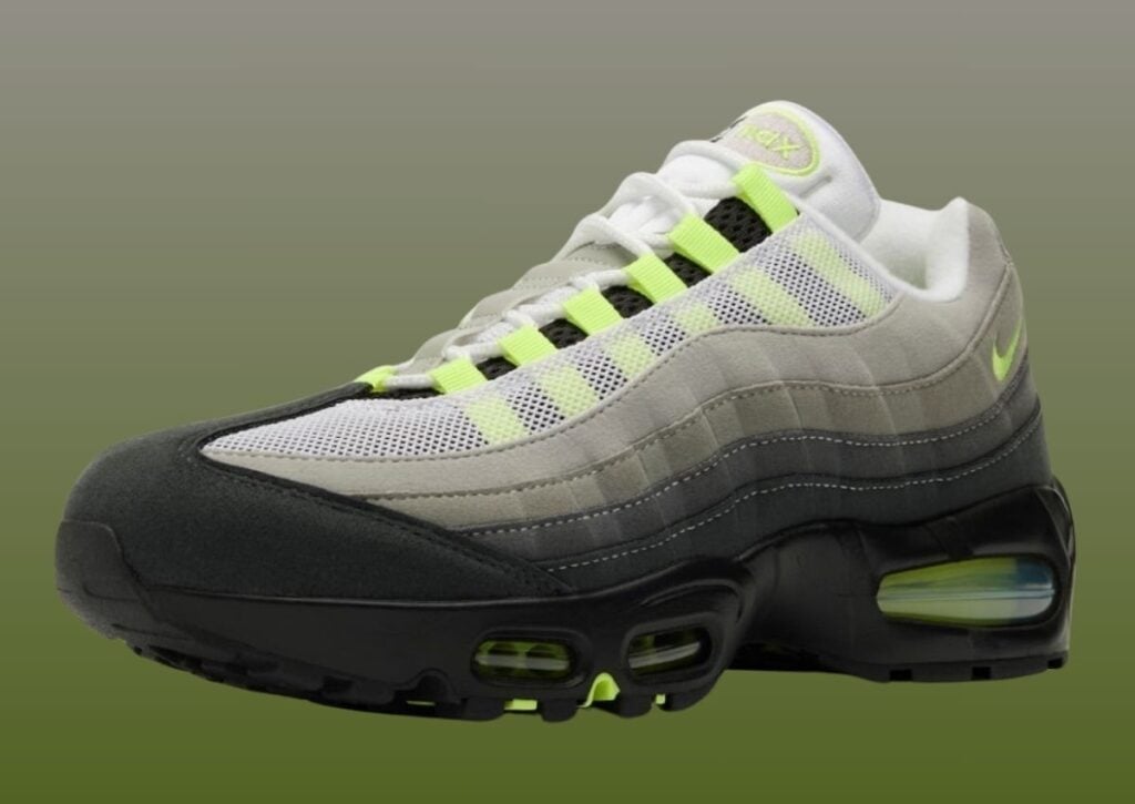 Le Nike Air Max 95 "Neon" tornano ad aprile 2025 con Big Bubble.