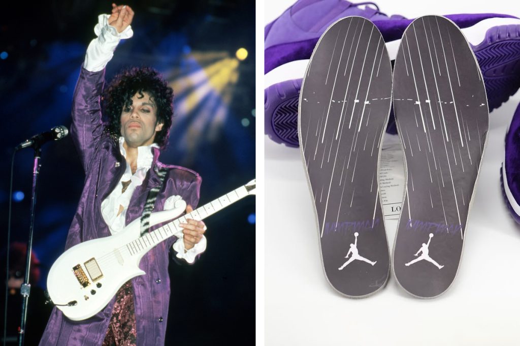 Questa rarissima sneaker Air Jordan "Purple Rain" realizzata per Price è stata venduta per $100.000.