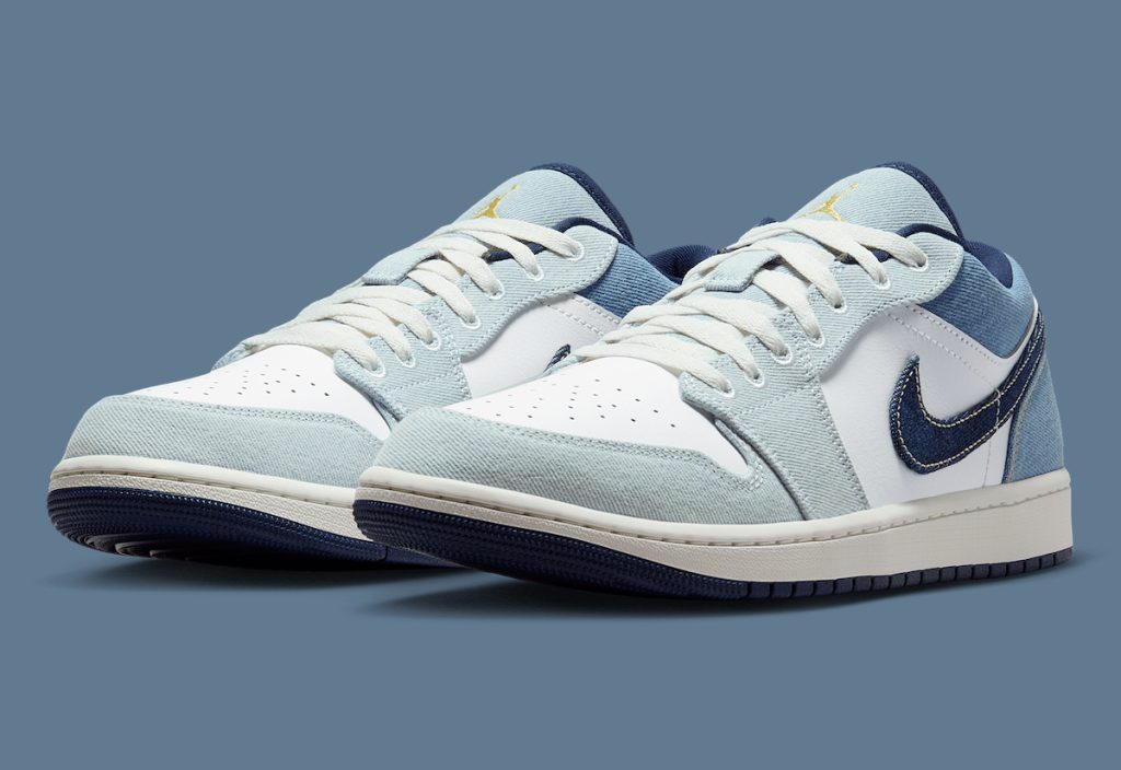 Le Air Jordan 1 Low "Denim" usciranno nell'estate 2025.