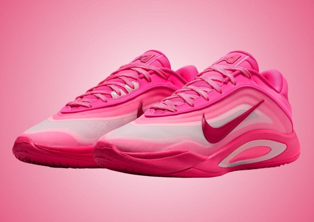 Le Nike A'One "Pink A'ura" di A'ja Wilson usciranno a maggio 2025.