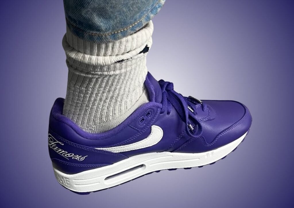 Le Supreme x Nike Air Max 1 ’87 “Varsity Purple” usciranno nella primavera del 2025.