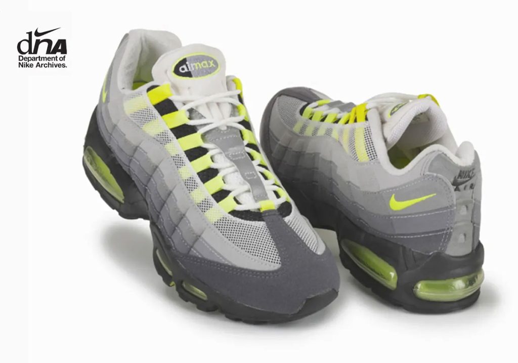 "Le dimensioni contano: la bolla Air Max 95 rimasterizzata di Nike è ancora più piccola dell'originale."